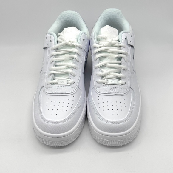 Nike Air Force 1 Womens AF1 Shadow Triple White Shoes Sz 9.5 New CI0919-100 - Picture 2 of 11